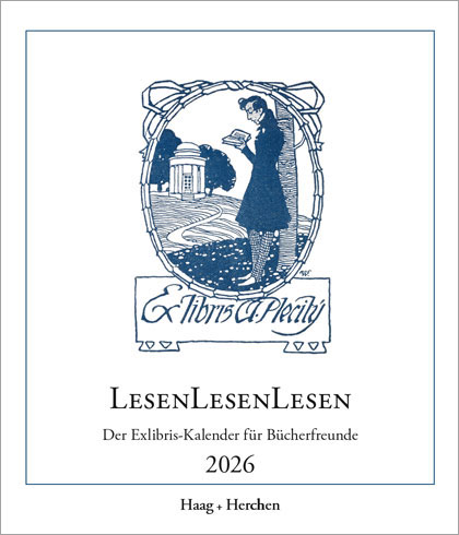 LesenLesenLesen. Der Exlibris-Kalender für Bücherfreunde 2026
